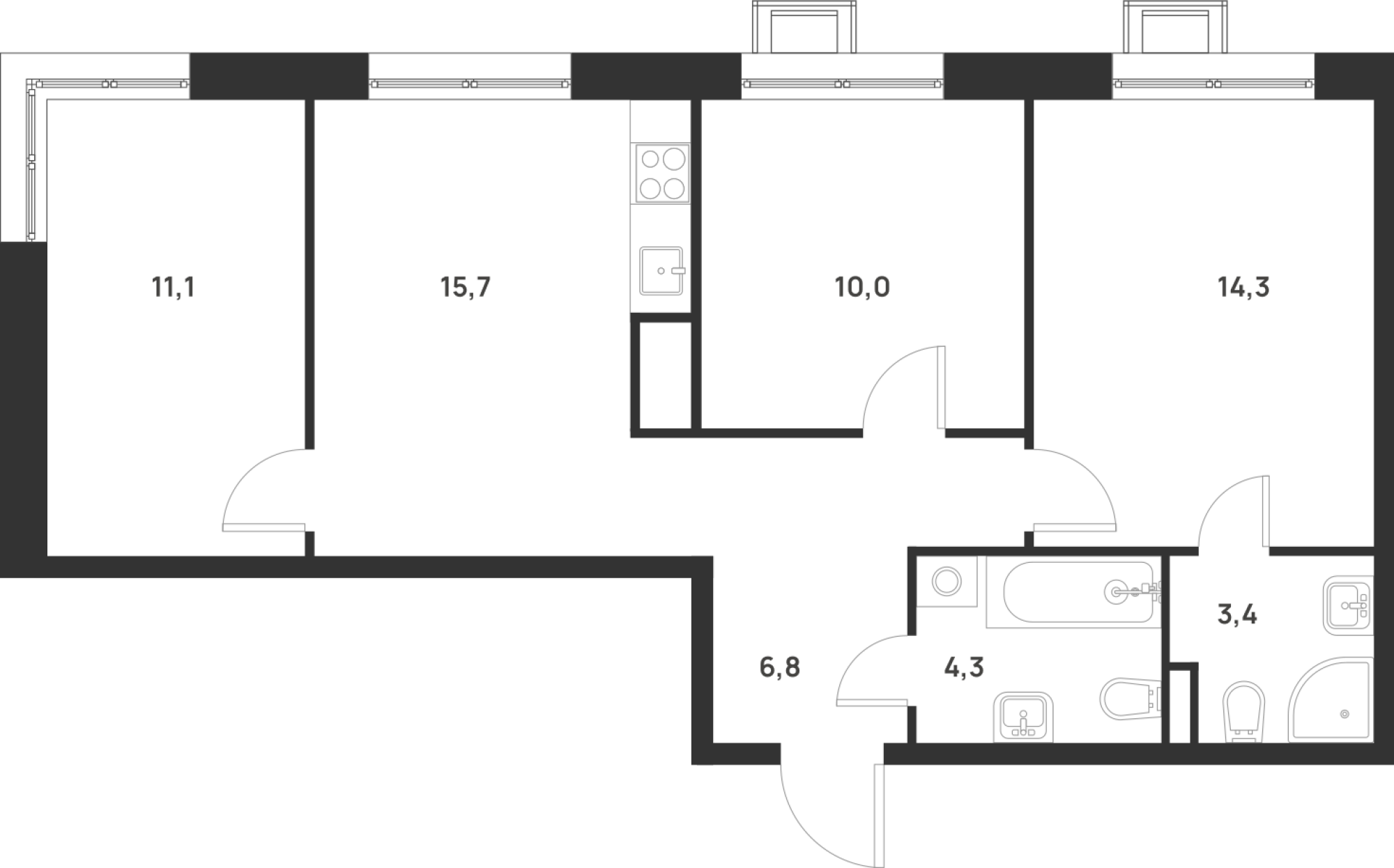 Планировка Foreville