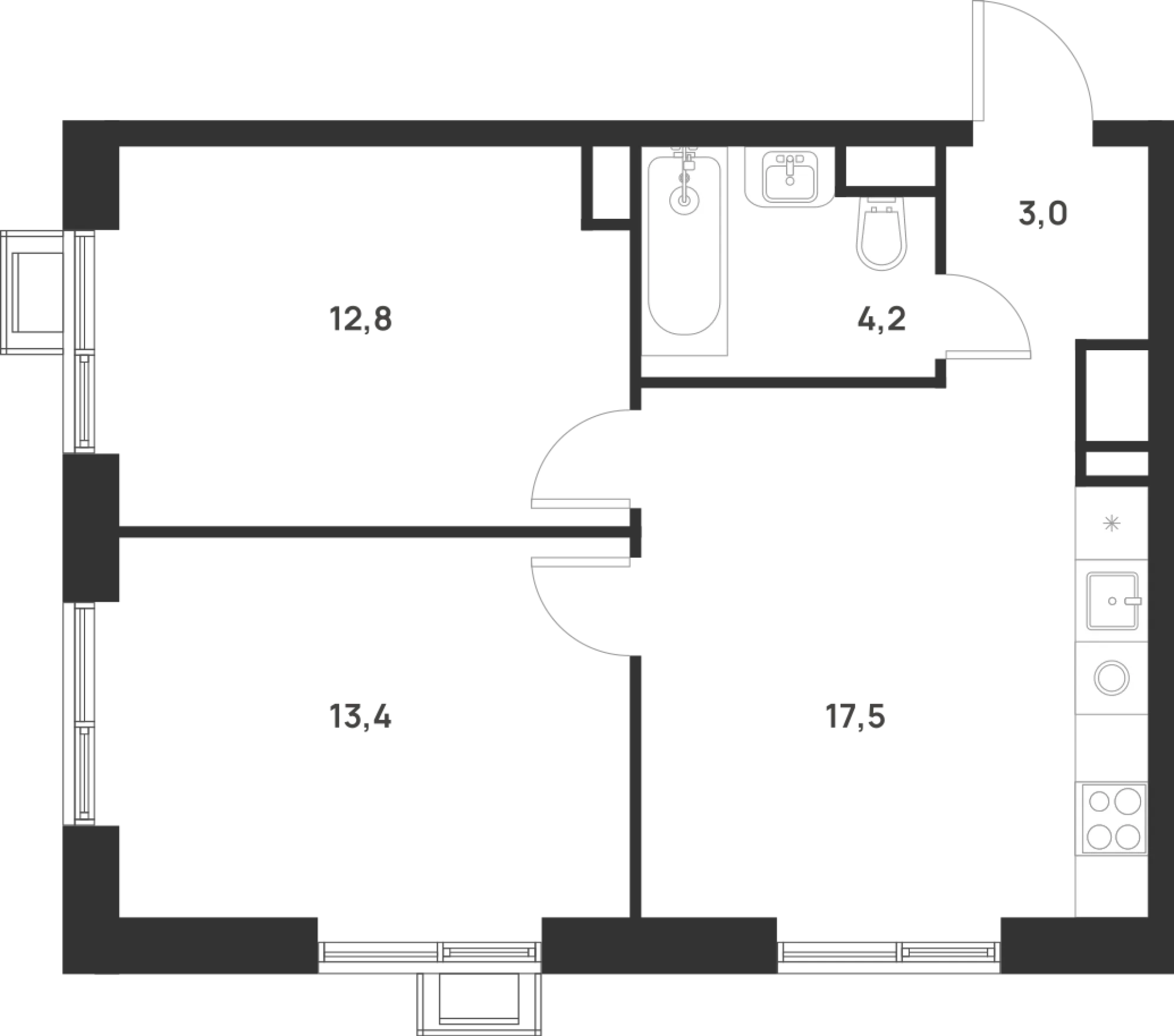 Планировка Foreville