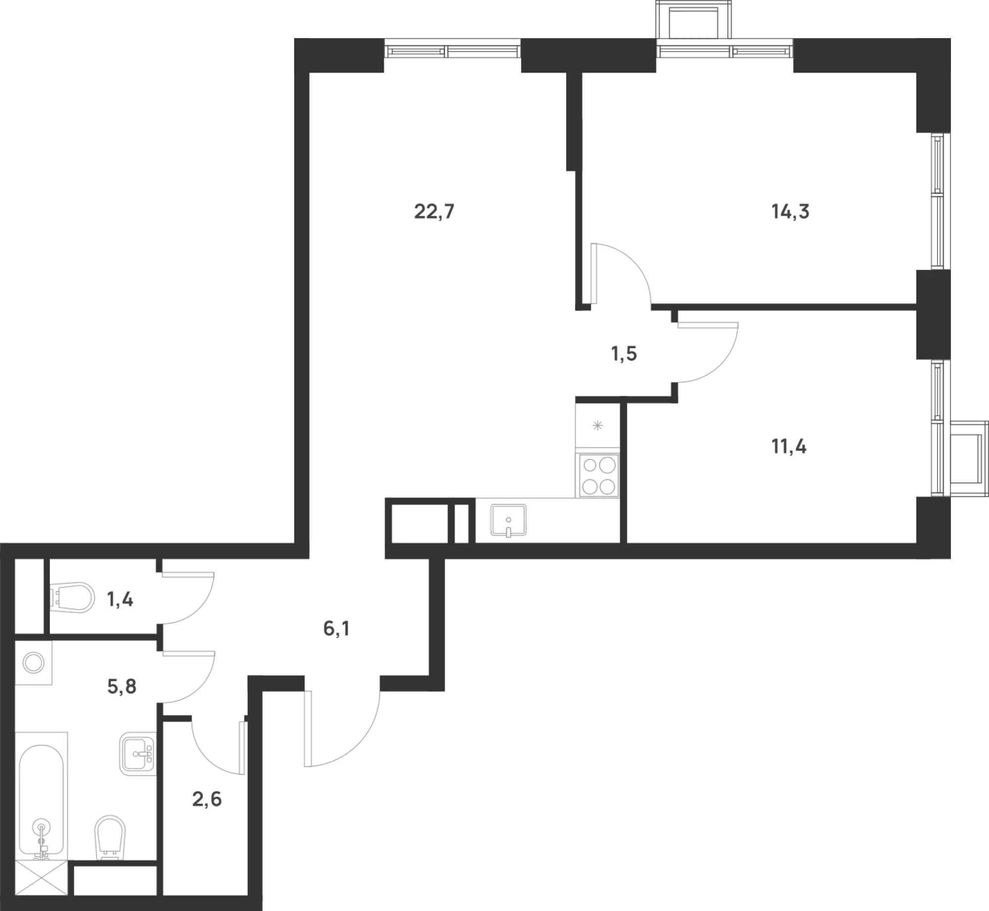 Планировка Foreville