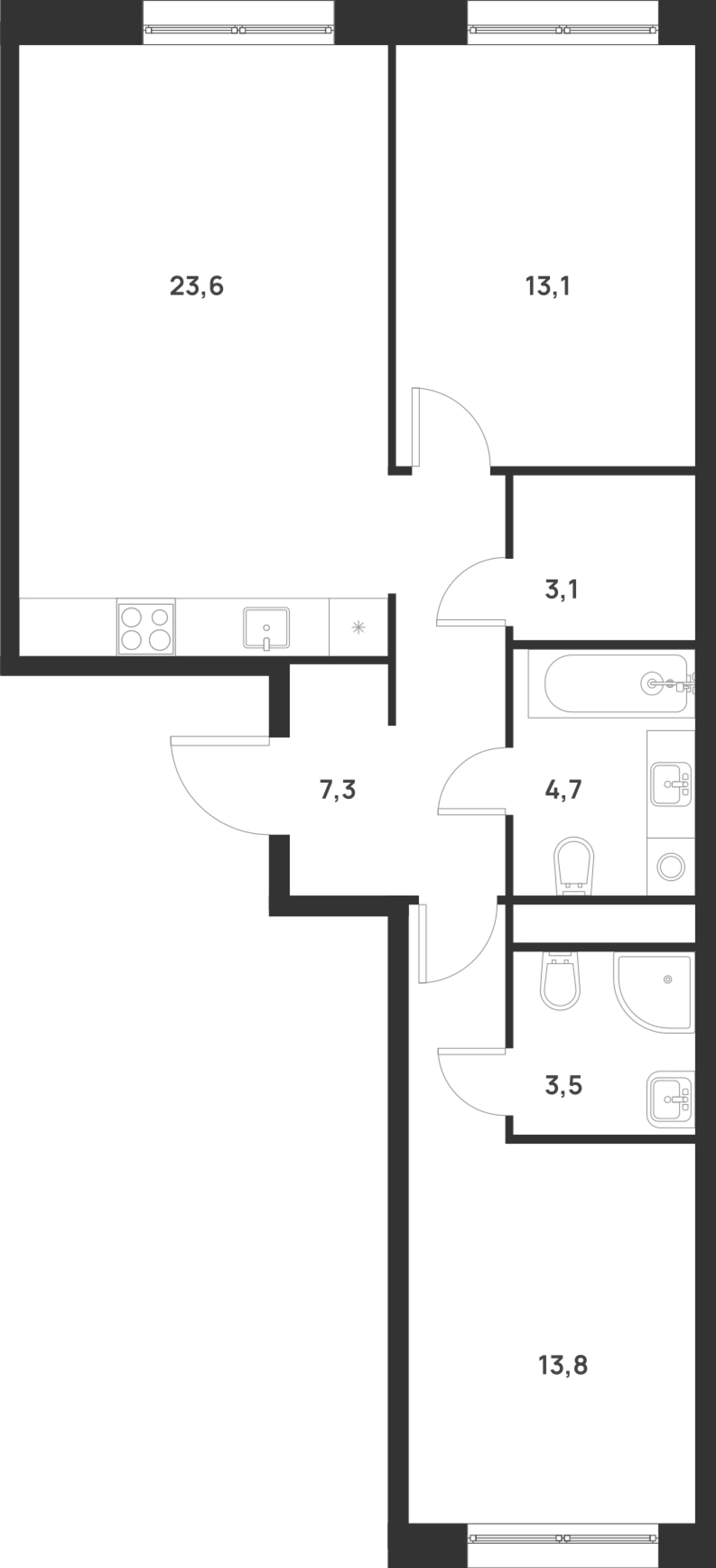Планировка Форевиль
