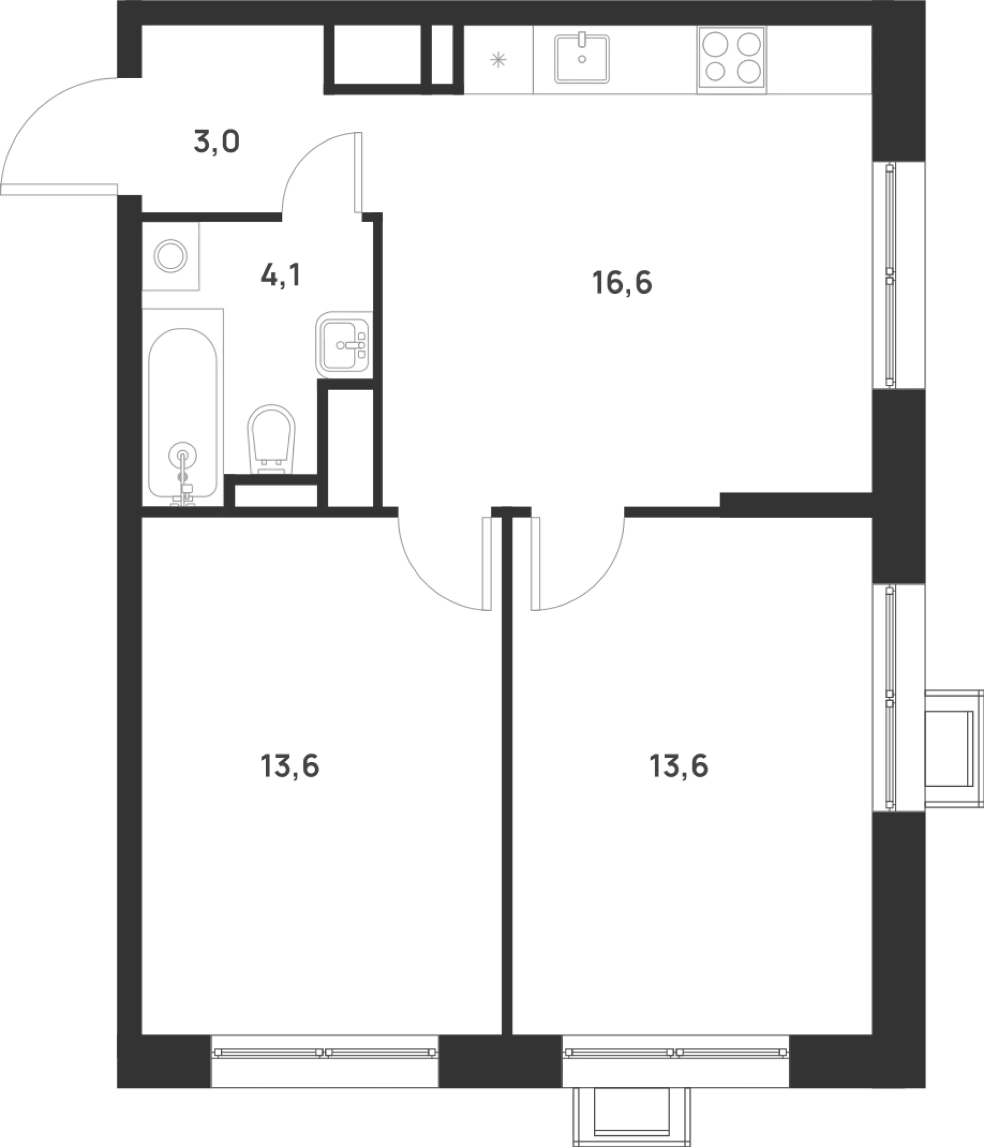 Планировка Форевиль