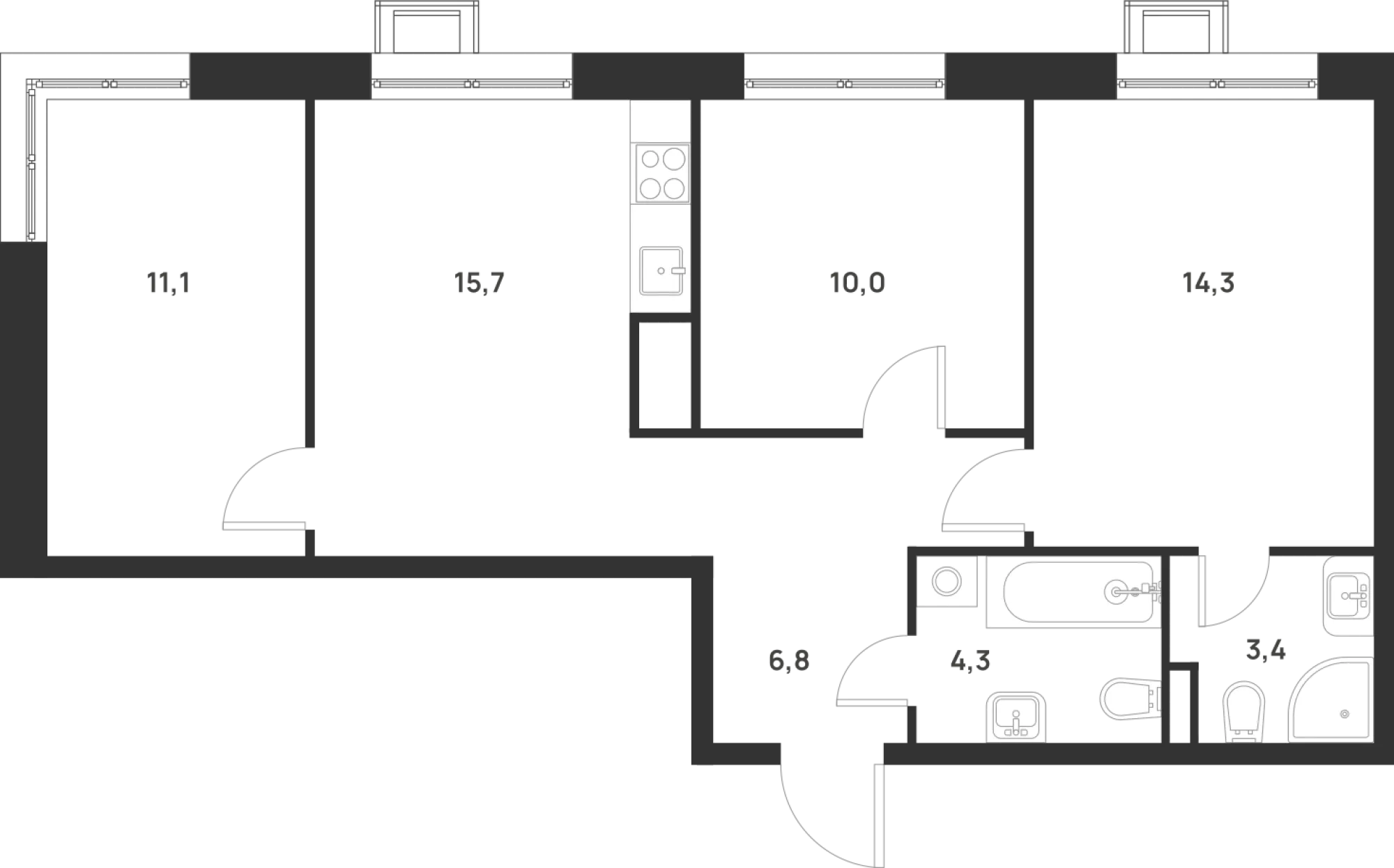 Планировка Foreville