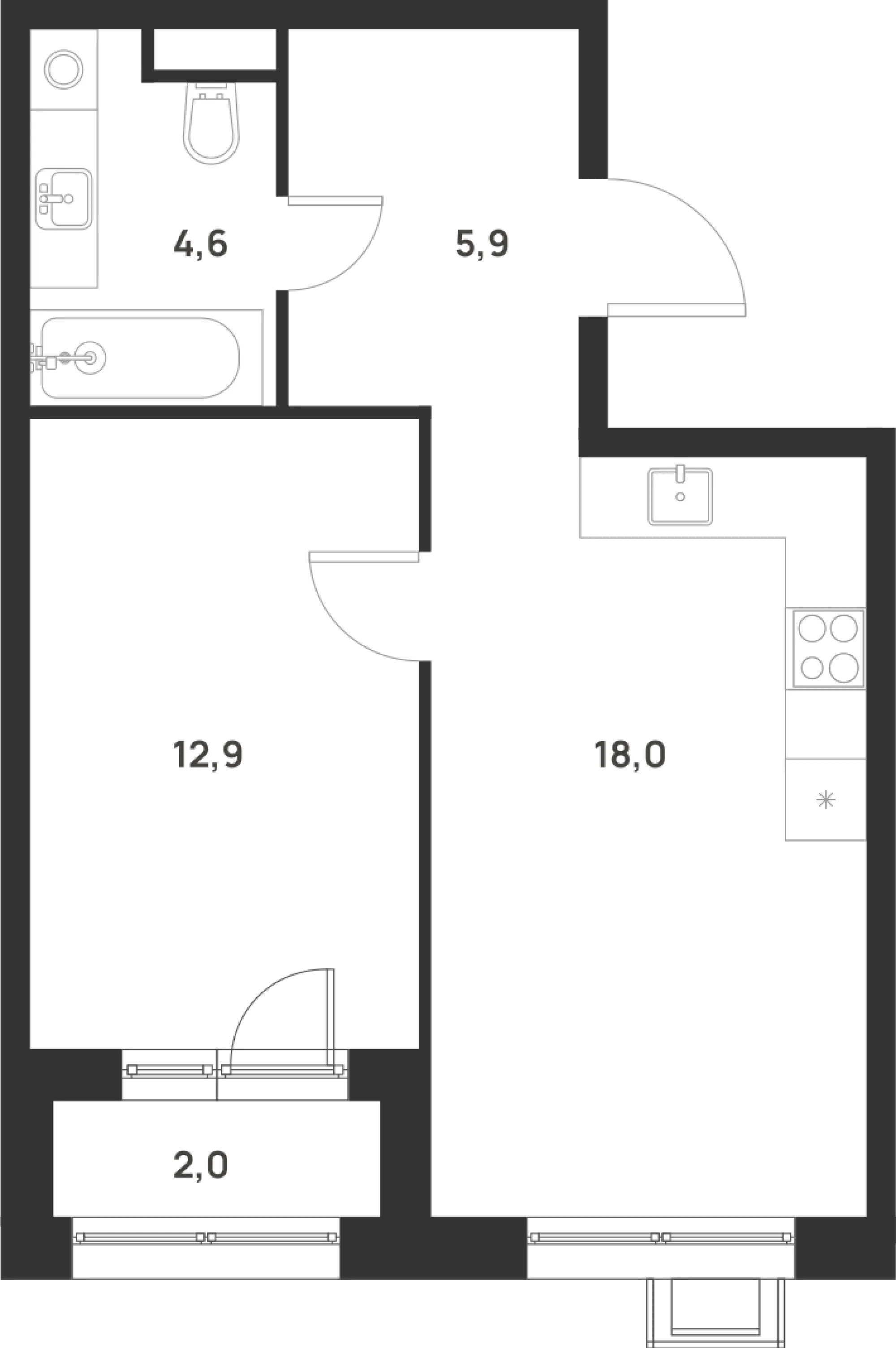 Планировка Foreville
