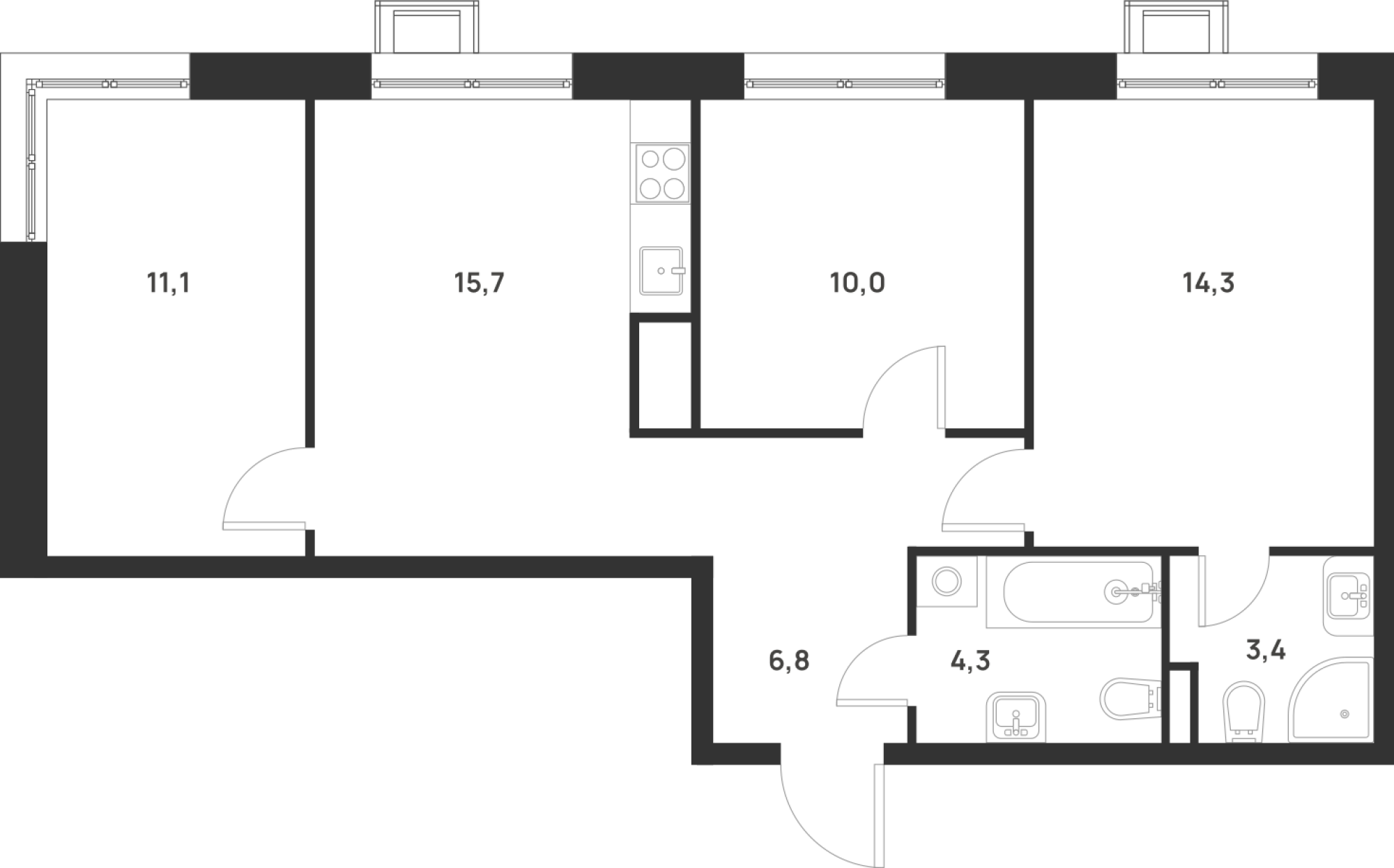 Планировка Foreville