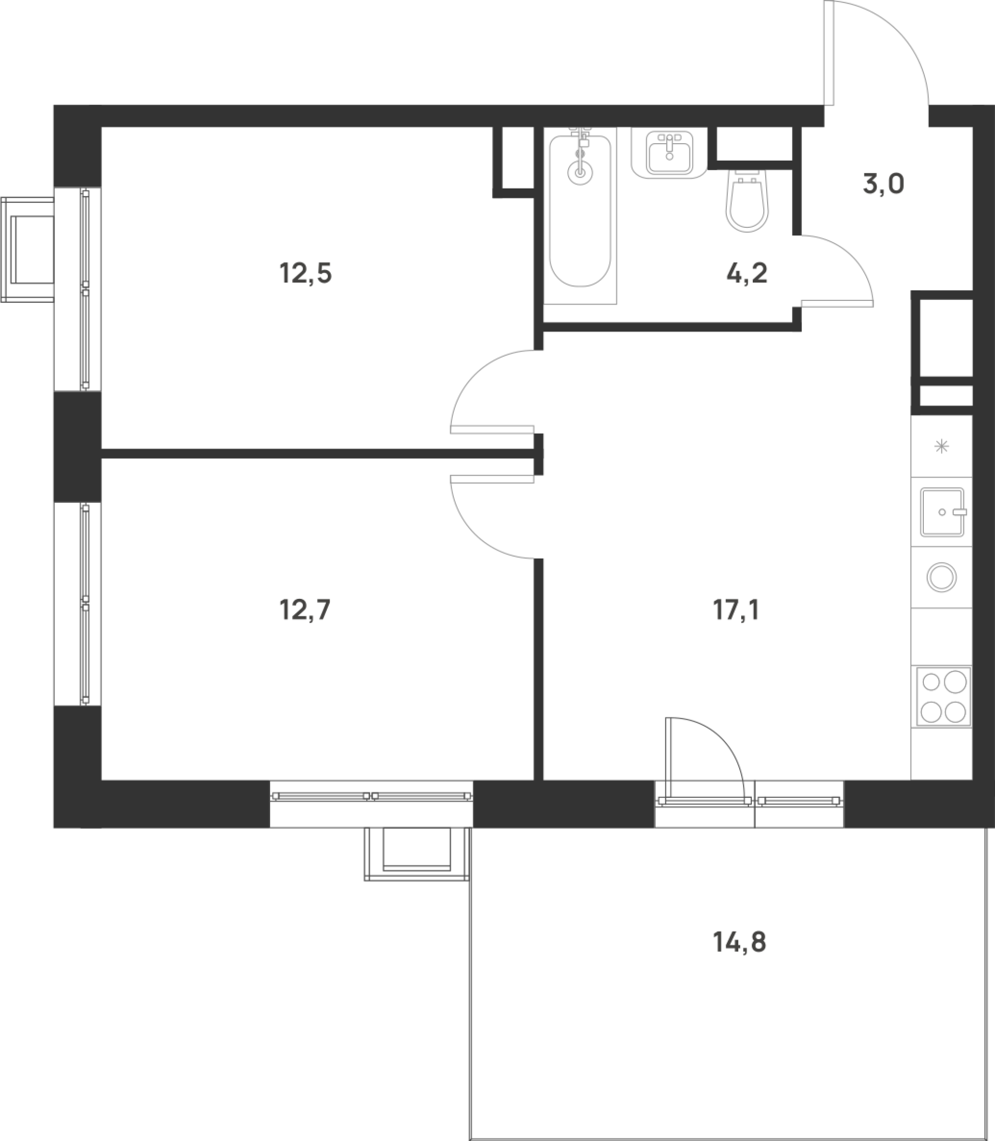 Планировка Foreville