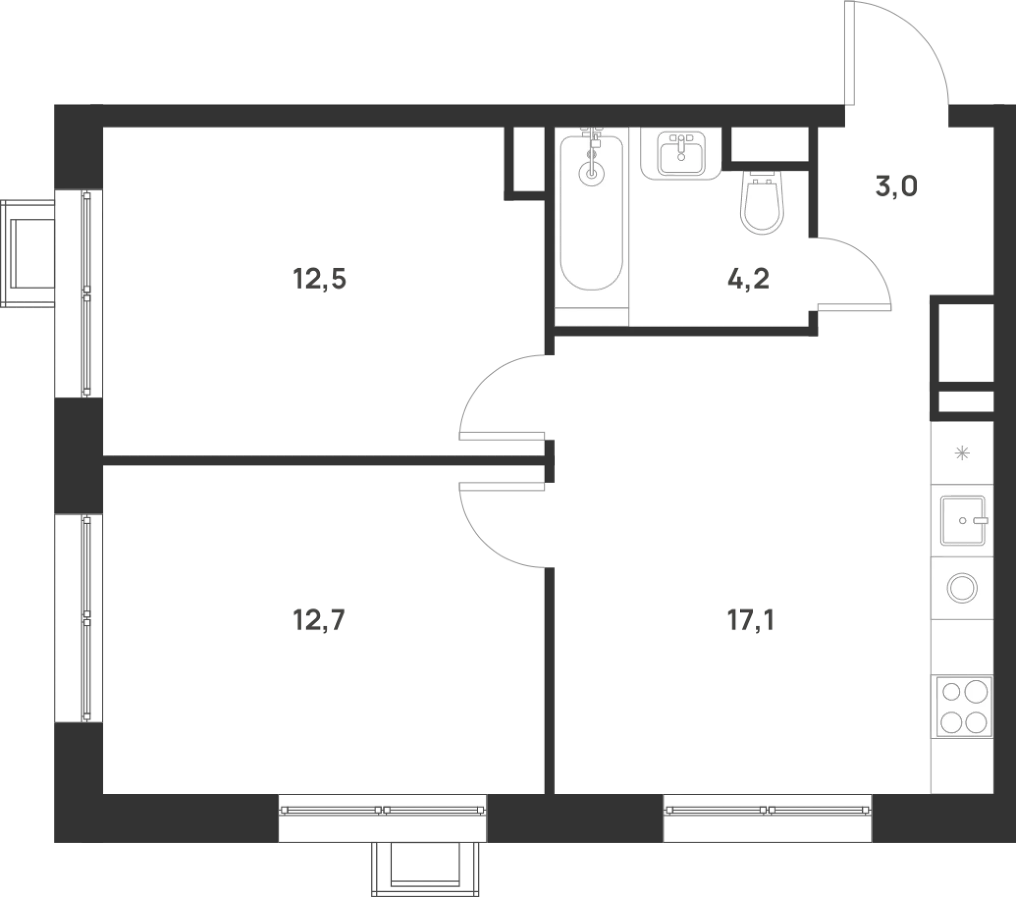 Планировка Foreville