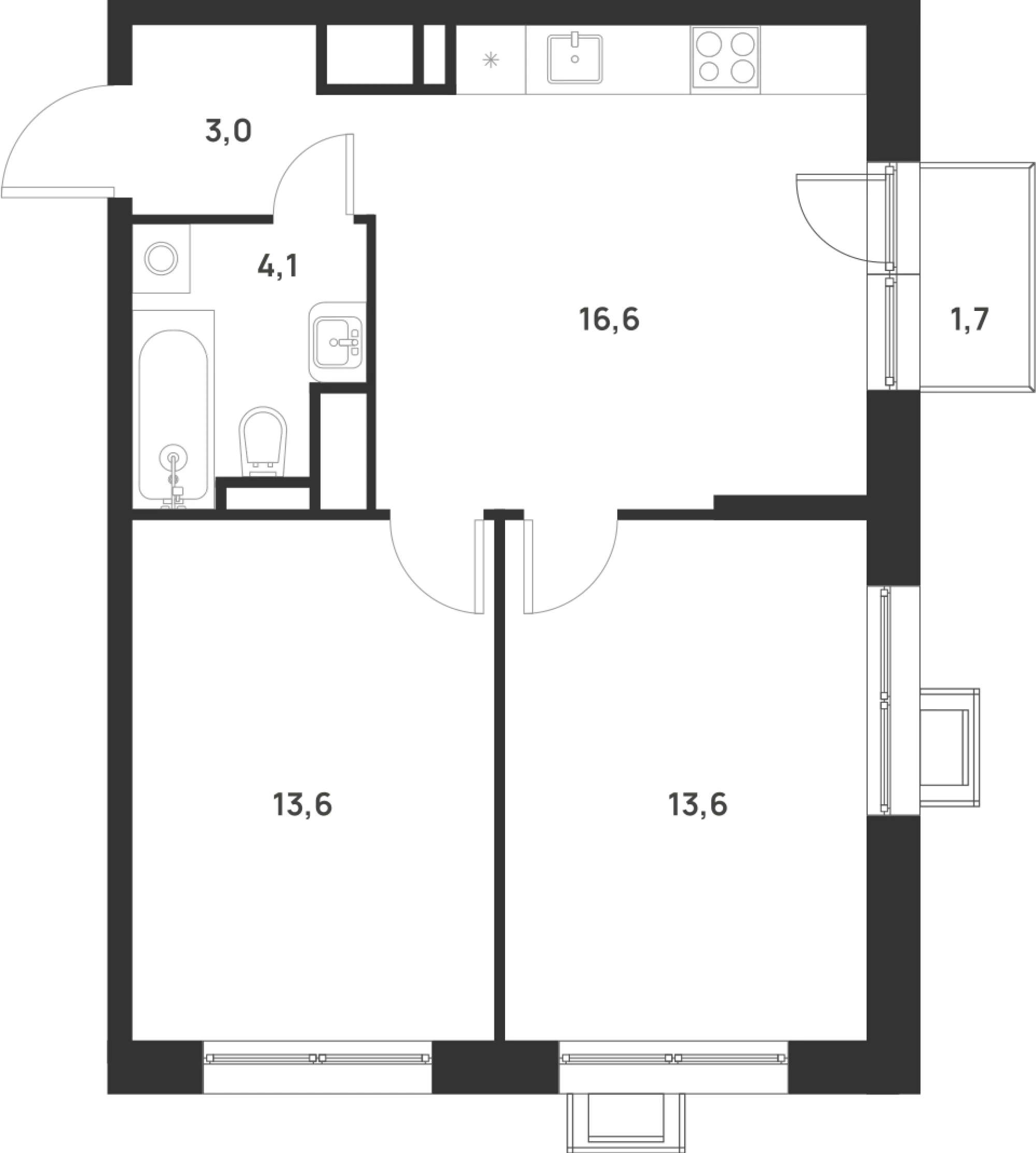 Планировка Форевиль