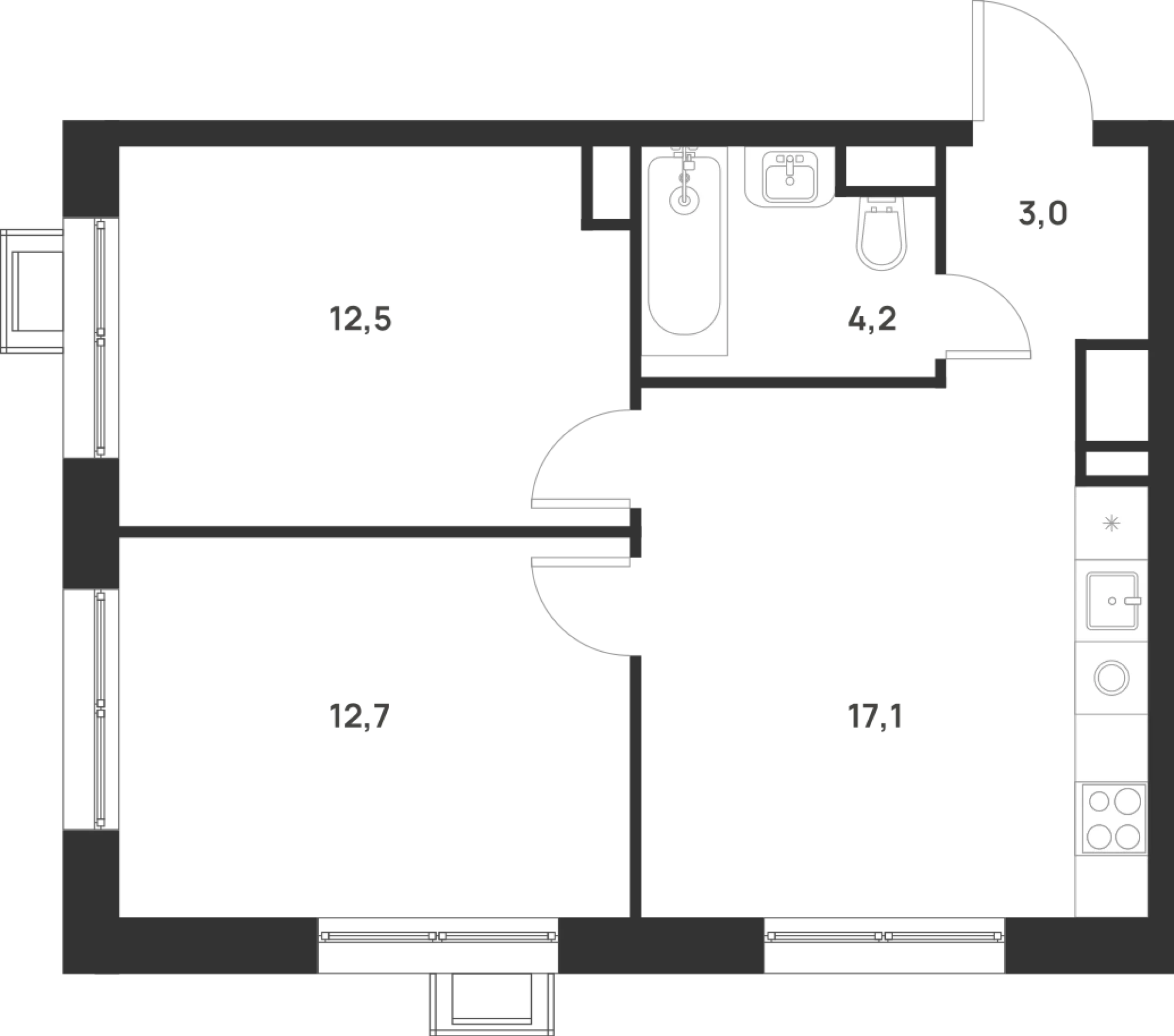 Планировка Форевиль