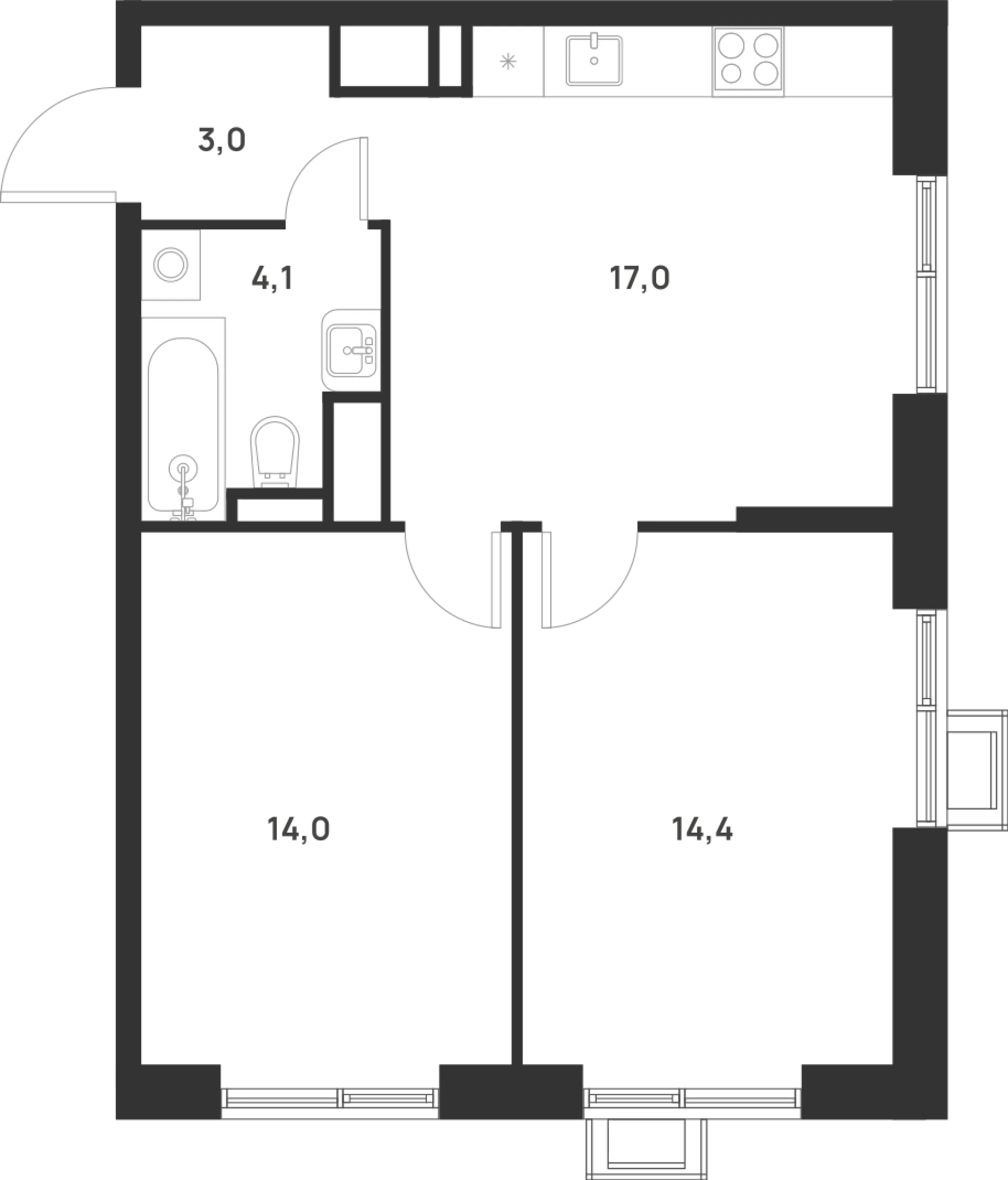 Планировка Форевиль