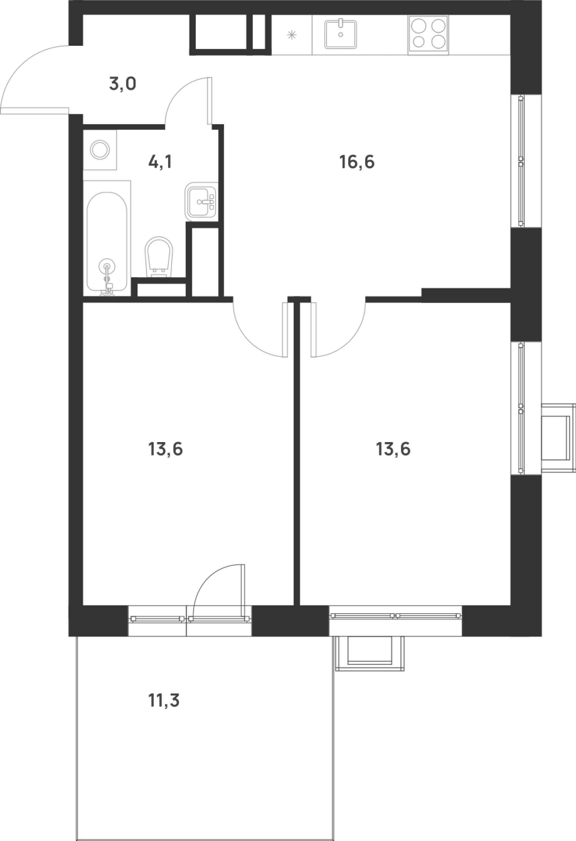 Планировка Foreville