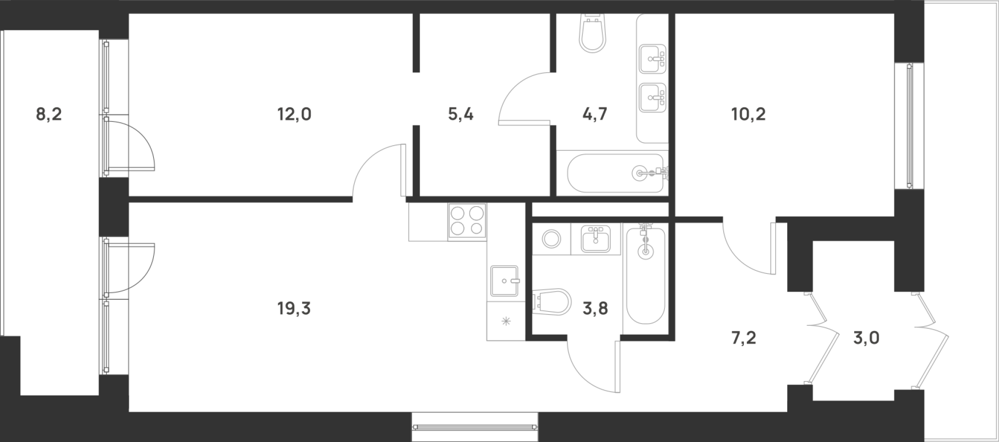 Планировка Foreville