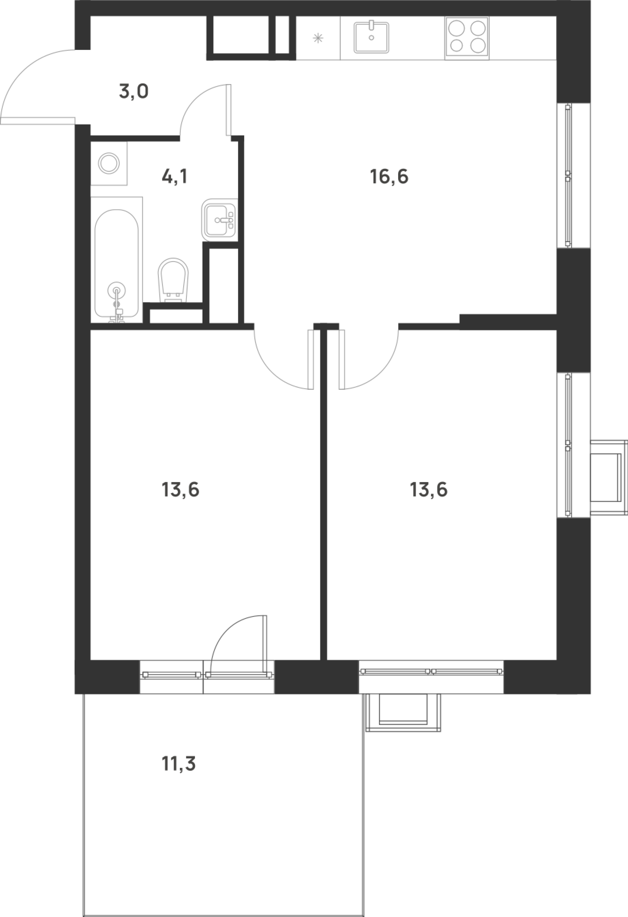 Планировка Foreville