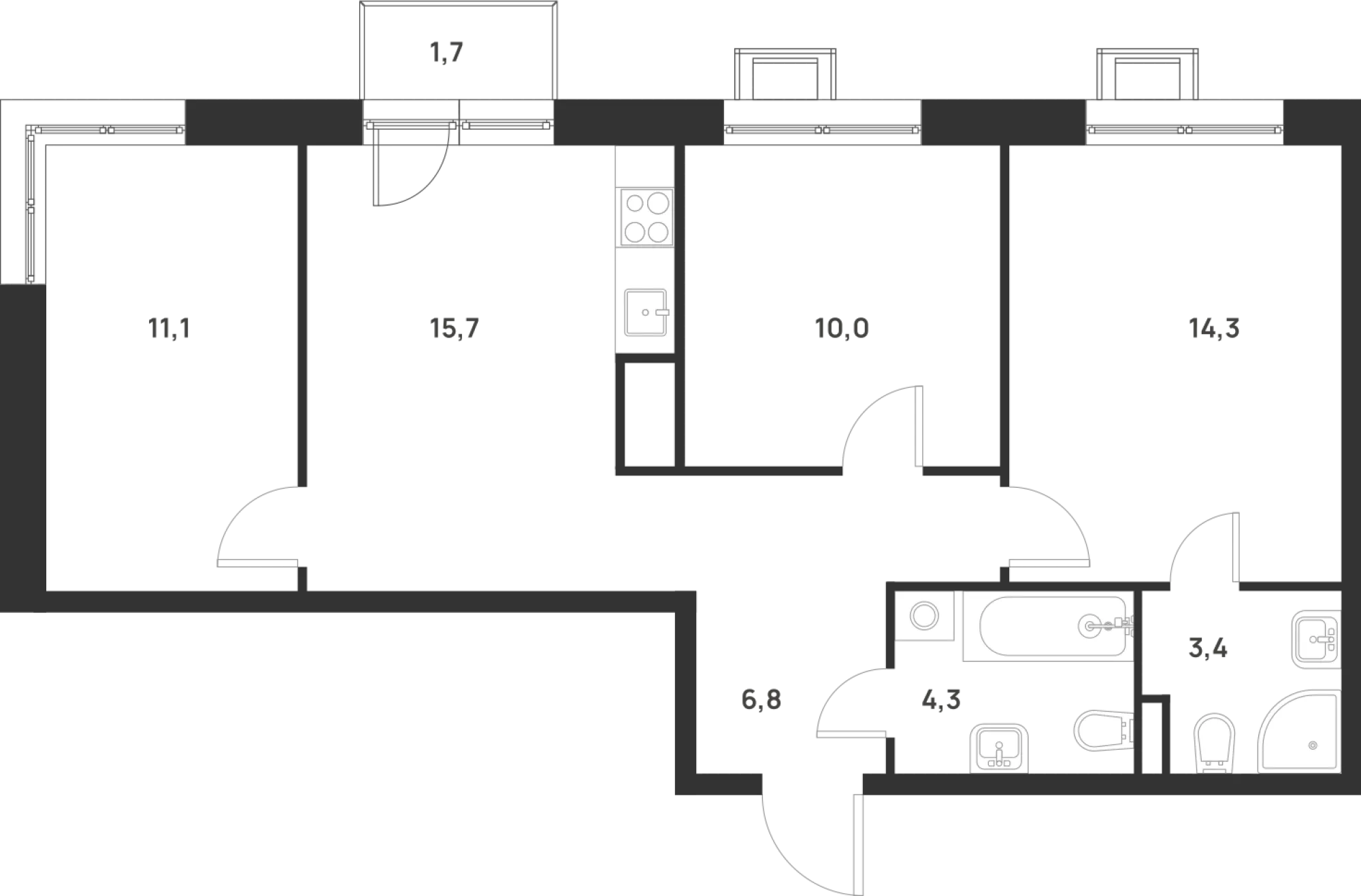 Планировка Foreville