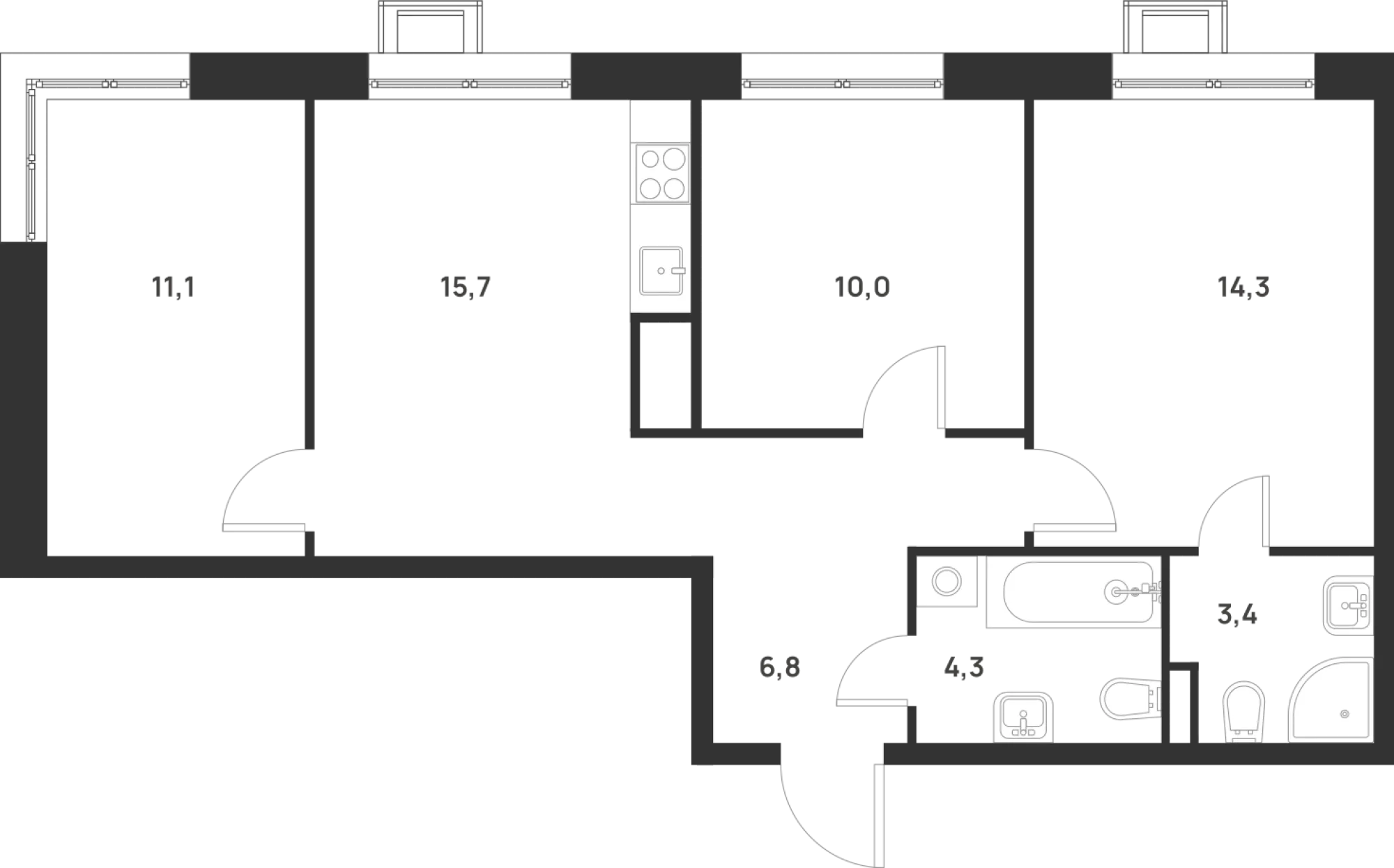 Планировка Foreville