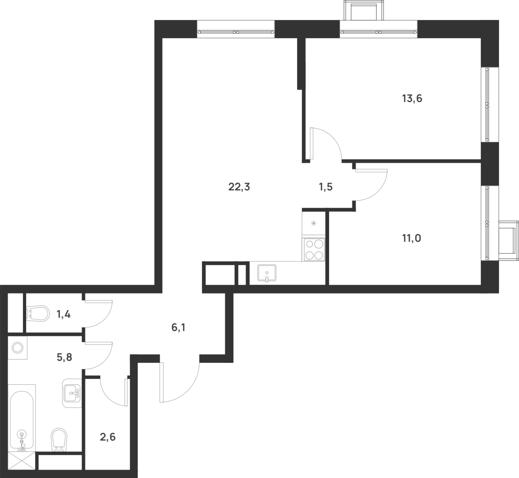 Планировка Foreville
